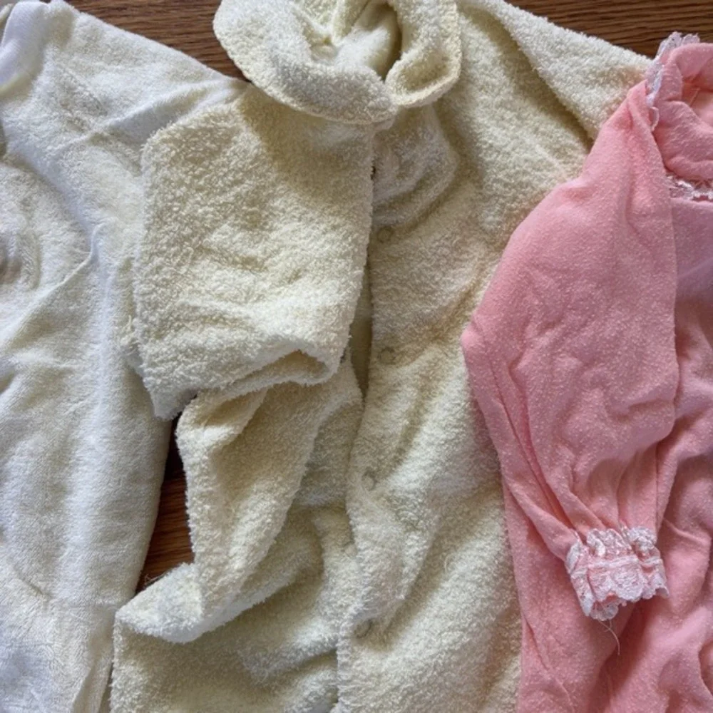 Large Lot 3-6 Months Baby Girl Clothes Carter's Pajama‎ Pants W Other Sleepers